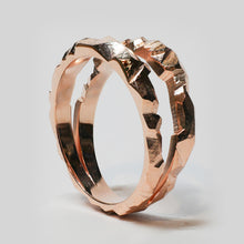 Load image into Gallery viewer, Double Geode Band - Rose Gold
