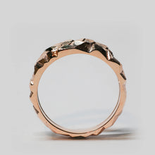 Load image into Gallery viewer, Double Geode Band - Rose Gold
