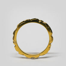 Load image into Gallery viewer, Stackable Geode Ring - Yellow Gold
